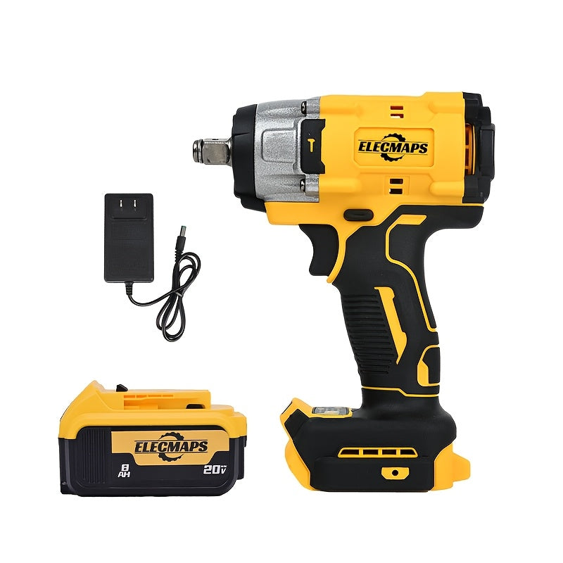 Cordless Power Tool Combo Kit for Dewalt 20V Battery - Impact Wrench 1500Nm, Brushless Drill & Screwdriver Set for Home & Construction