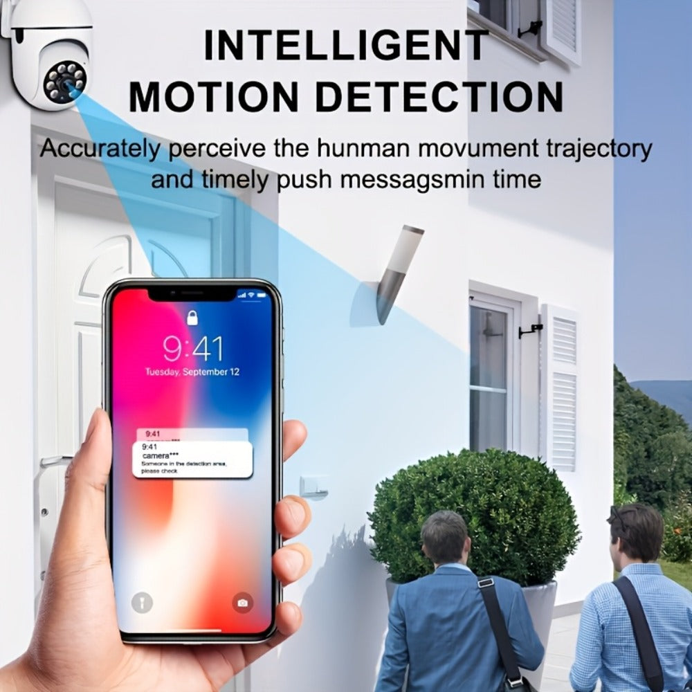 Security Camera Outdoor 1080P Four-Pack with Dual-Band WiFi, 360 PTZ, PIR Detection and IP54