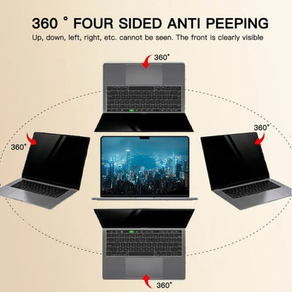 MacBook Air 13.6 Privacy Screen Filter 2022-2025 M2 M3 M4 – Removable Matte Anti-Glare Blue Light Blocking Protector