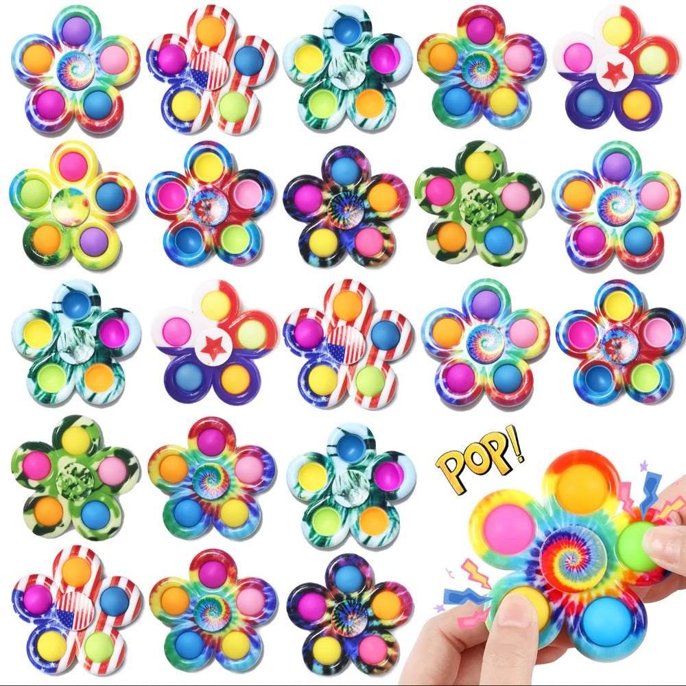 Sensory Fidget Spinners Bulk 30 Pack with the Listed Color, Size or Set Options for Everyday Carry