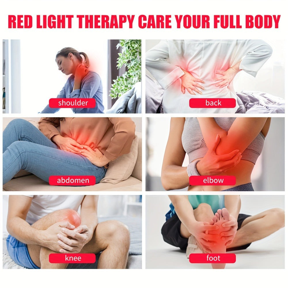 104-LED Red and Near-Infrared Light Panel with 15 x 8.6-Inch Silicone Face, Floor Stand and Articulating Arm