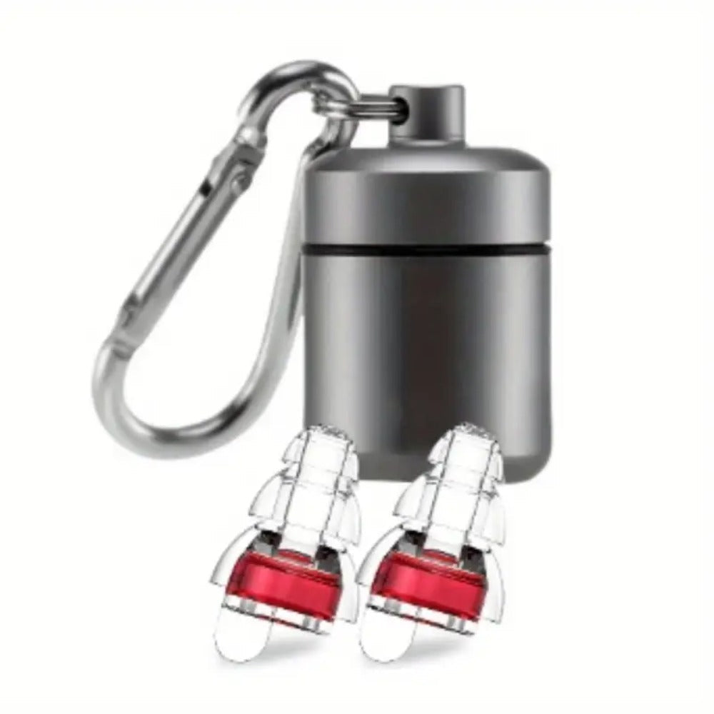 High Fidelity Earplugs for Concerts Musicians 24dB Noise Reduction, Advanced Filter Technology Ear Protection for Music Festivals