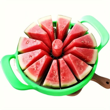 Stainless Steel Watermelon Slicer Cutter Fruit Divider Kitchen Gadget