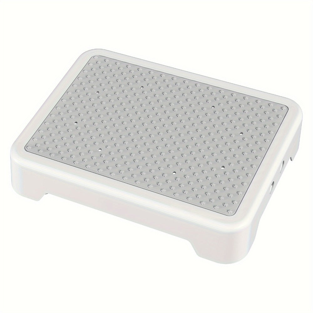 Adjustable One-Step Platform Stool, 17.3 x 13 x 4.1 Inches with Textured Top and Four Color Options