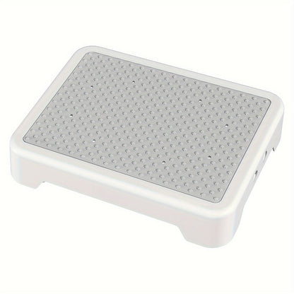 Adjustable One-Step Platform Stool, 17.3 x 13 x 4.1 Inches with Textured Top and Four Color Options
