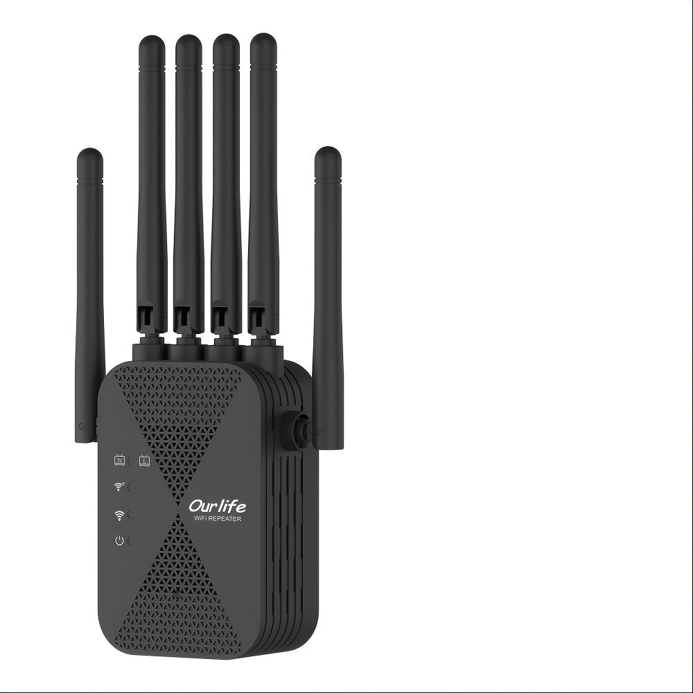 CP3600 WiFi Repeater Signal Booster 2.4GHz Wide Coverage, One-Button WPS Setup, Flexible Antenna Rotation