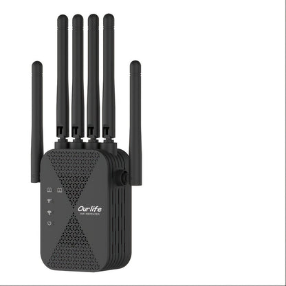 CP3600 WiFi Repeater Signal Booster 2.4GHz Wide Coverage, One-Button WPS Setup, Flexible Antenna Rotation