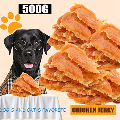Chicken Jerky Dog Treats – Dried Chicken for Dogs, High Protein Easy to Digest, Long Lasting Training Reward Snacks