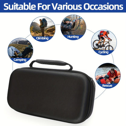 Hard Shell Walkie Talkie Case for Baofeng UV-5R BF-F8HP UV-82 UV-S9 Plus BF-888S GM-15 Pro – Handheld Ham Radio Hard Storage Carrying Bag