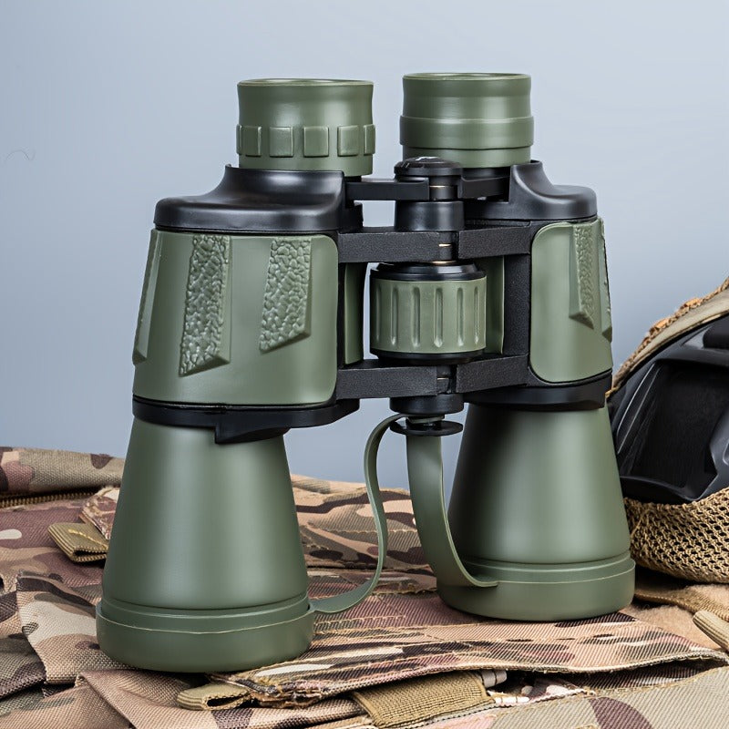 Full-Size 10x50 Binoculars with Smartphone Adapter, Carry Case and Neck Strap in Black, Mud or Green