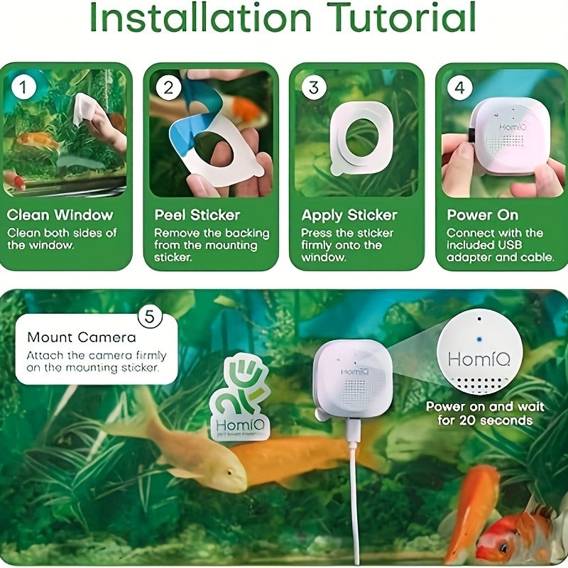Smart Bird Feeder Camera 2K HD WiFi - AI Capture Night Vision
