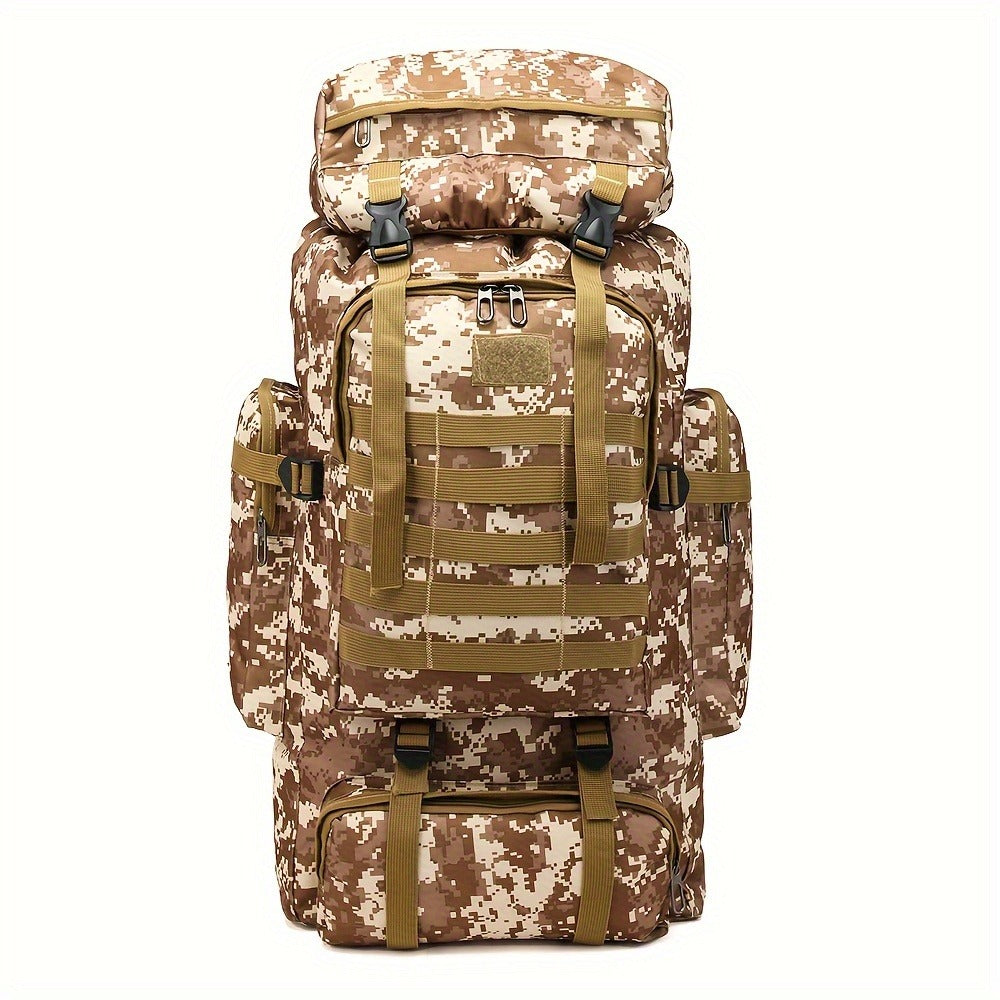 Tall Flap-Top Tactical Rucksack with Lower Utility Pouch and Eleven Color or Camouflage Options