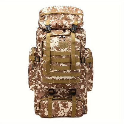 Tall Flap-Top Tactical Rucksack with Lower Utility Pouch and Eleven Color or Camouflage Options