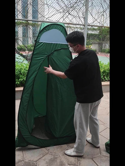 Pop-Up Privacy Shower Tent & Outdoor Changing Room – Waterproof Portable Camping Toilet Tent for Hiking Beach Fishing Backpacking