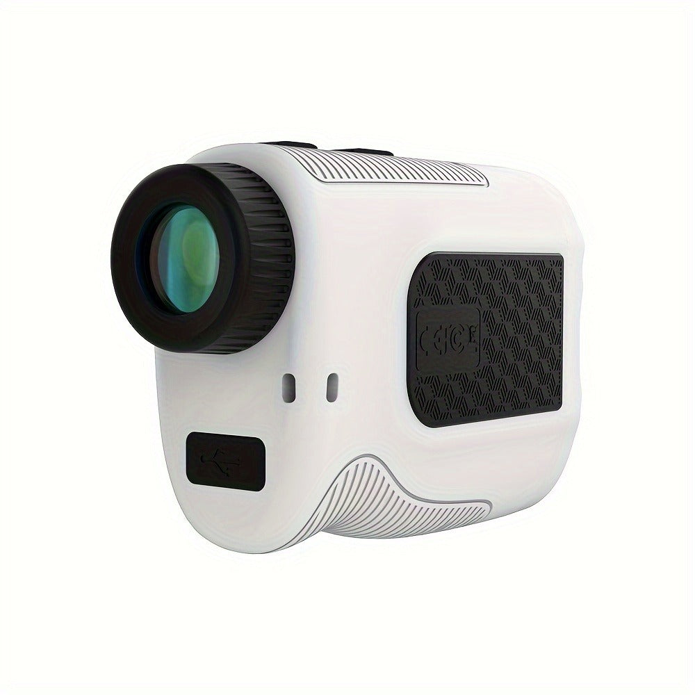 Slope Switch Golf Rangefinder 1000 Yard | 6x Magnification Laser Rangefinder with Flag Lock Vibration, Slope Compensation & Magnetic Strip