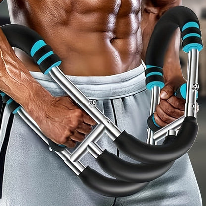Arm Strength Trainer Three-Bar Chest Expander, Adjustable Multi-Level Resistance, Portable Detachable Forearm & Chest Workout Device