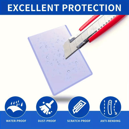 35PT Trading Card Storage Sleeves with Clear Rigid Top-Loading Design in 50- or 100-Piece Packs