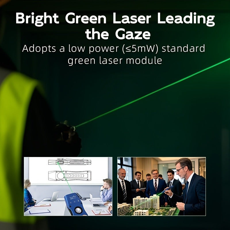 Flashlight 3-in-1 White, UV365 and Green Light Torch with Side Magnet in Black or Blue for Inspection