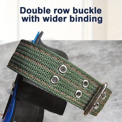 Tree Climbing Spikes Gear Set with Ankle Straps Portable Climbing Tools for Tree Maintenance Fruit Harvesting Hunting Observation Outdoor