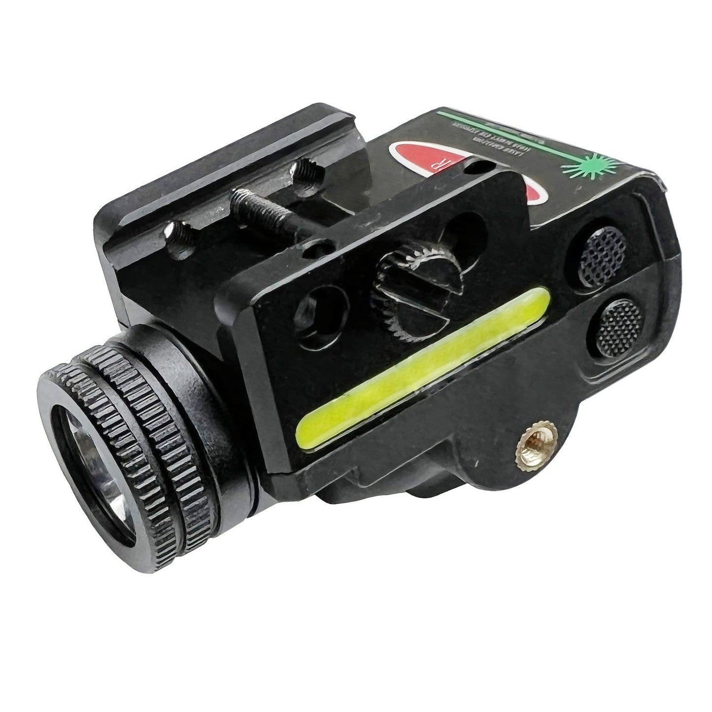 Tactical Green Laser Sight with LED Flashlight Combo – USB Rechargeable, Picatinny Rail Mount, Ambidextrous for Pistols, Rifles & Airguns