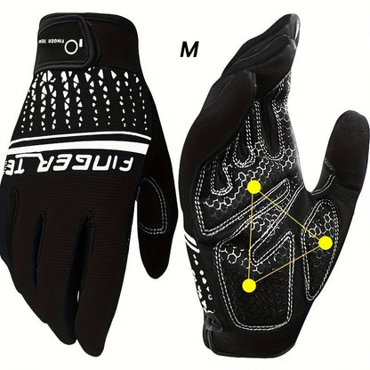 Workout Gloves Full Finger Touchscreen Gel Padded Anti-Slip for Men Women Gym Weight Lifting Cycling Fitness Driving Exercise Training