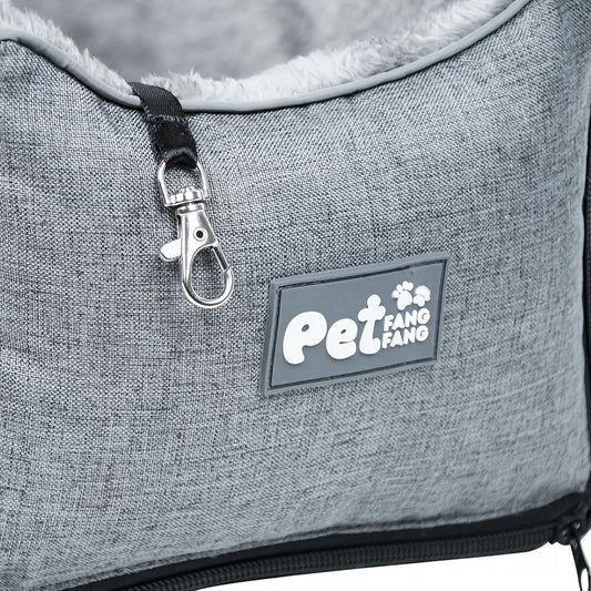 Pet Travel Bag & Car Seat for Small Medium Dogs Cats – Portable Polyester Carrier with Secure Buckle Closure