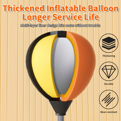 Adjustable Floor-Standing Boxing Reflex Ball with Four Equipment Options and 143–165 cm Height Range