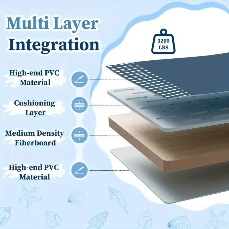 Inflatable Swimming Pool for Adults & Family, 102" Large Backyard Above Ground Pool for Garden, Patio and Yard Use
