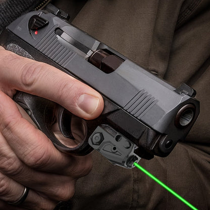 Green Laser Sight USB-C Rechargeable – Picatinny Rail Dot Sight with Vibration-Resistant Lock, 532nm Class IIIA, for Hunting