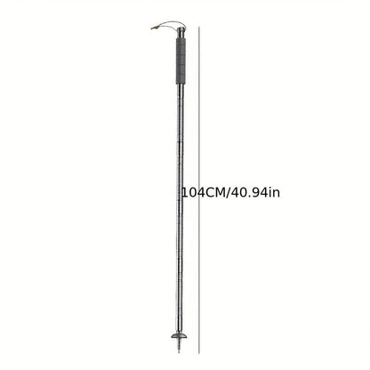 7-in-1 Tactical Hiking Staff – Extendable Foldable Survival Walking Stick with Compass, Fire Starter, Saw Blade, Screwdriver & Pliers