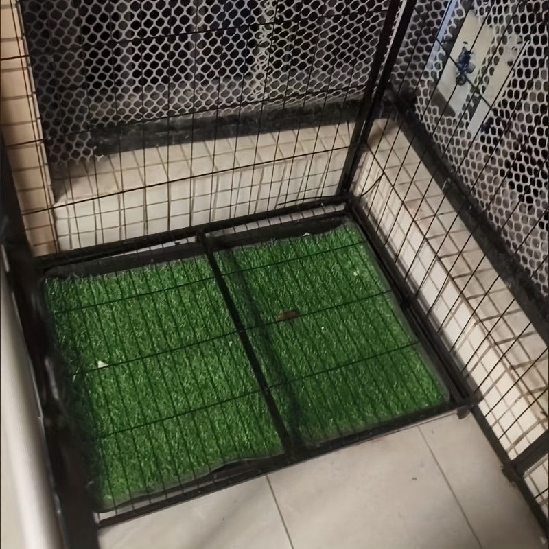 Artificial Grass Dog Potty Pad Washable Reusable – Odor-Proof Pet Training Lawn Mat for Indoor Outdoor Use