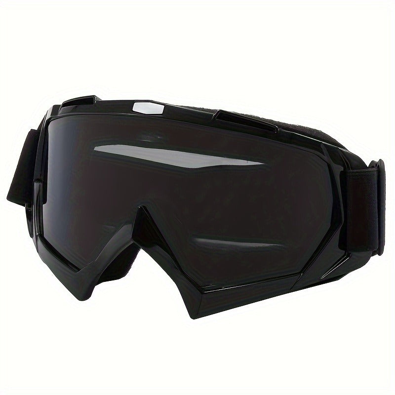 Patterned-Frame Ski Goggles with Four Red, Blue-Film, Clear and Black Lens-Finish Options for Winter Sports