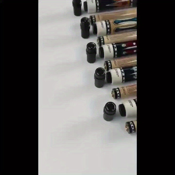 58-Inch Canadian Maple Pool Cue with 12.5mm Tip, Irish-Linen Wrap and Five SA-Series Design Codes