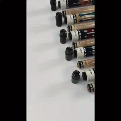 58-Inch Canadian Maple Pool Cue with 12.5mm Tip, Irish-Linen Wrap and Five SA-Series Design Codes