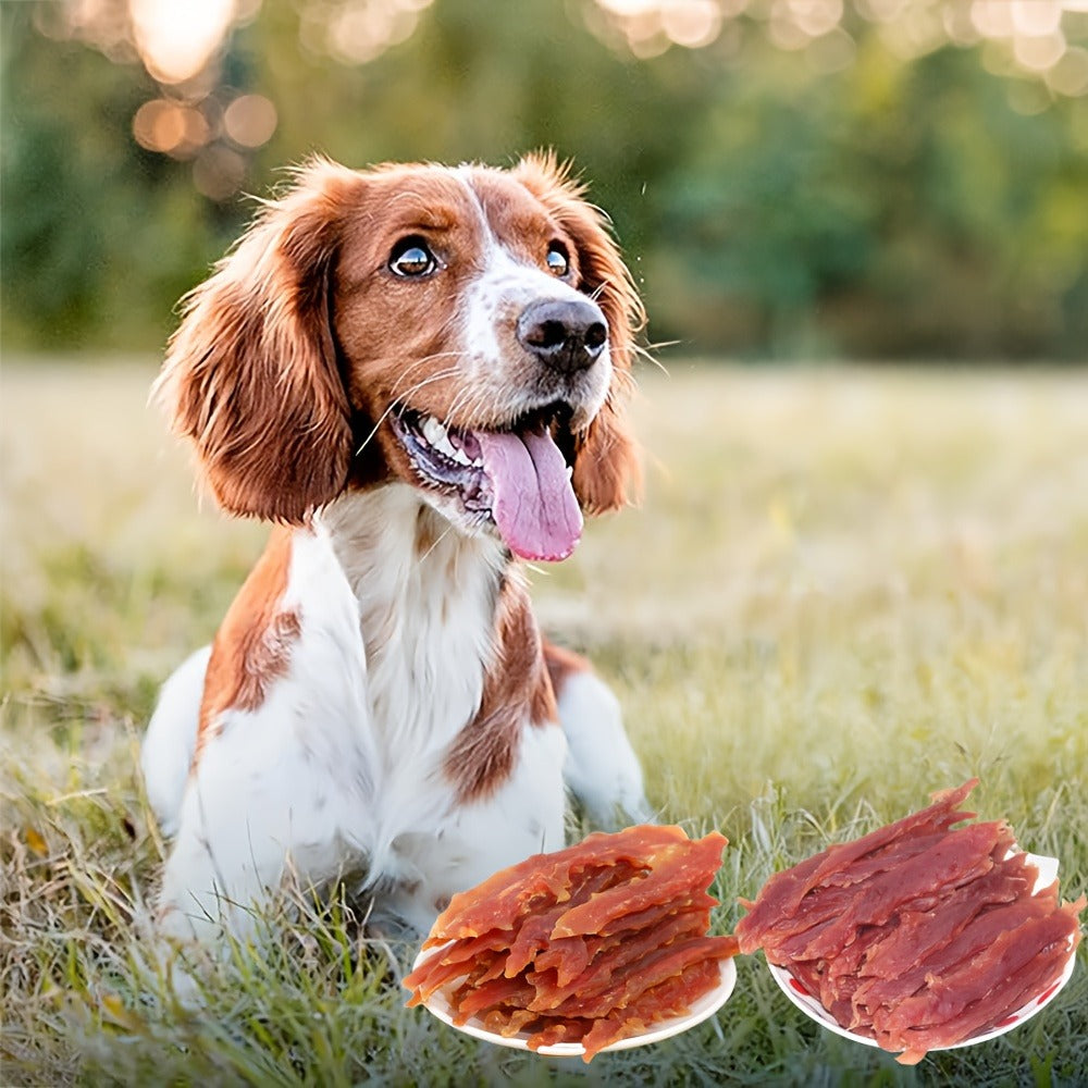 Chicken Jerky Dog Treats Real Pure Chicken Duck High Protein Low Fat Long Lasting Chews Healthy Digestible Training Reward Snack 200g 400g