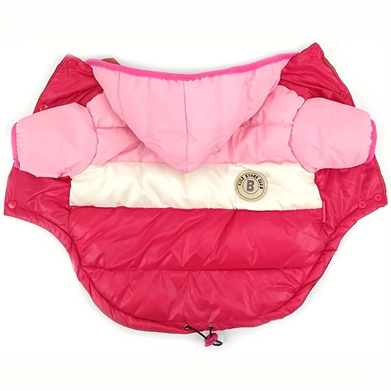 Dog Winter Coat Puffer Jacket Windproof Warm Padded Snow Vest for Small Breeds, Lightweight Outdoor Dog Clothes for Chihuahua Poodle