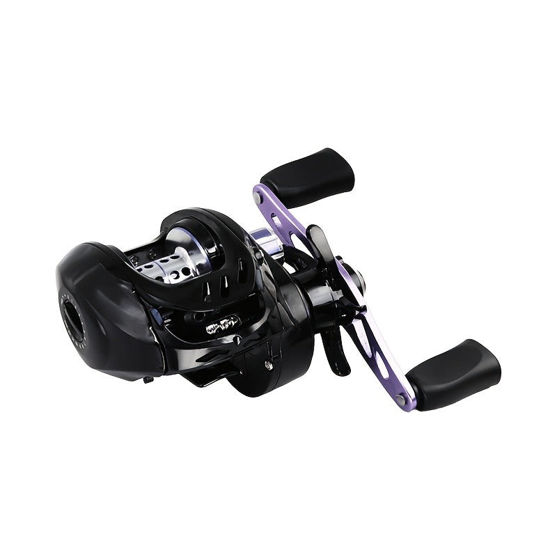 Baitcasting Reel 7.2:1 High-Speed Gear Ratio, 5+1 Ball Bearings 17.64LB Max Drag, Lightweight Freshwater Saltwater Bass Fishing Reel