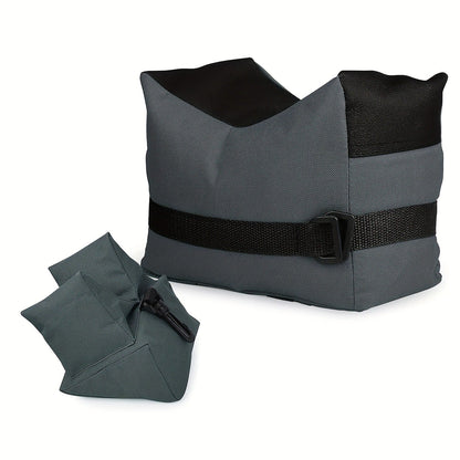 Shooting Rest Sandbag Bags Front & Rear Support Stand Holders for Rifle Gun Shotgun Bench Rest Target Sports Hunting Photography Unfilled