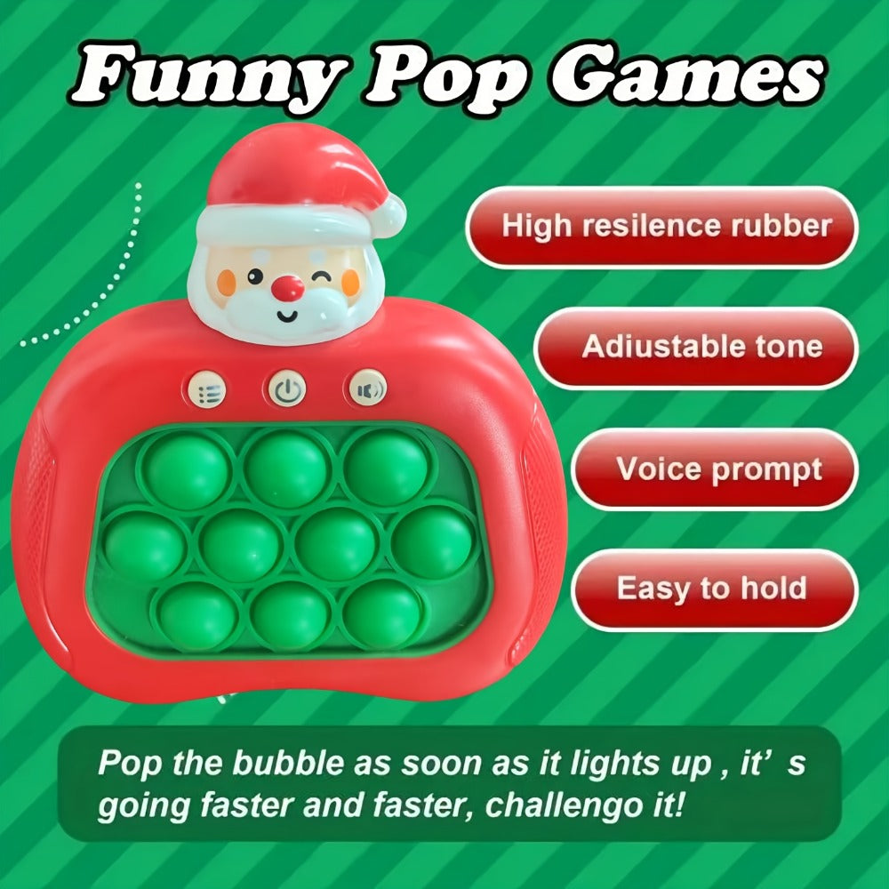 Santa Claus Pop Up Brain Game Toy for Kids with the Listed Color, Size or Set Options for Everyday Use