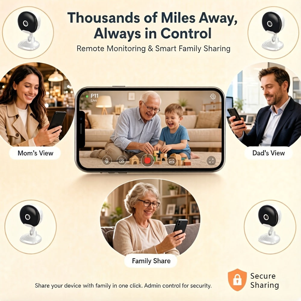 Wireless Security Camera System with Video Doorbell, Indoor Outdoor Surveillance, Long Battery Life