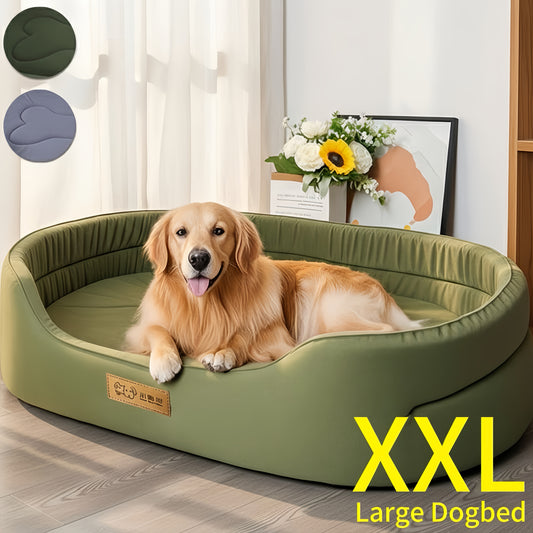 Orthopedic Dog Bed for Large Dogs – Plush Sherpa Removable Washable Cover, Memory Foam Support Pet Sofa Mat for All Seasons