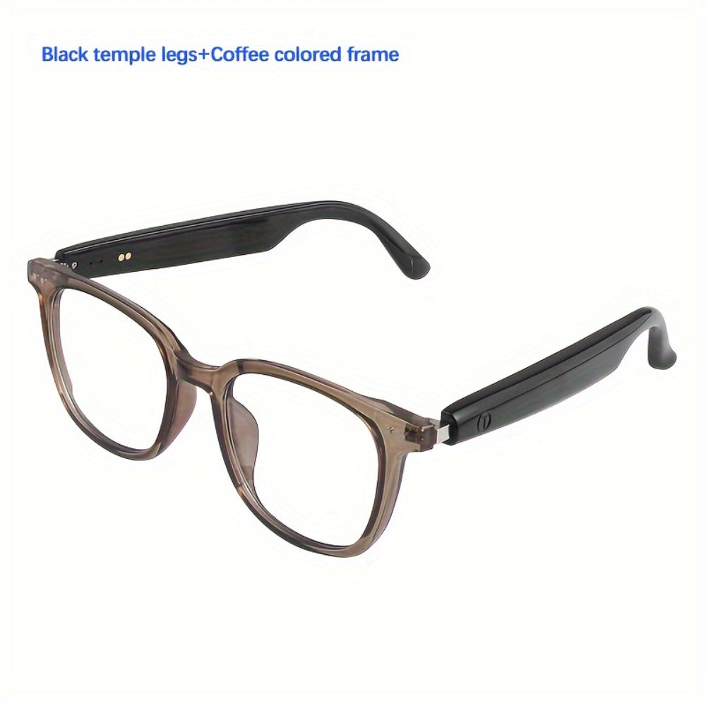 Smart Glasses Photochromic Bluetooth Audio Eyewear with Magnetic Charging and Four Frame Color Options