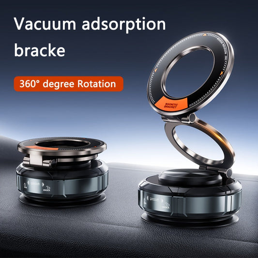 Magnetic Car Phone Holder 22 N55 Magnets 2400gf Force & 78LB Suction – 360° Adjustable Aluminum Alloy Mount with Cooling Vent Design |