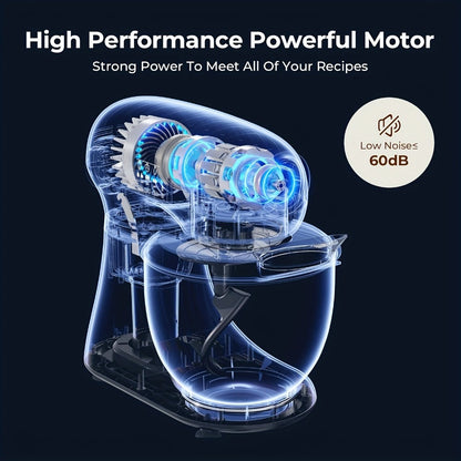 Bowl-Lift Stand Mixer 5.5 Qt 4-in-1 Electric Vertical Mixer 350W 12-Speed with Pulse for Entryways, Bedrooms and Living Spaces