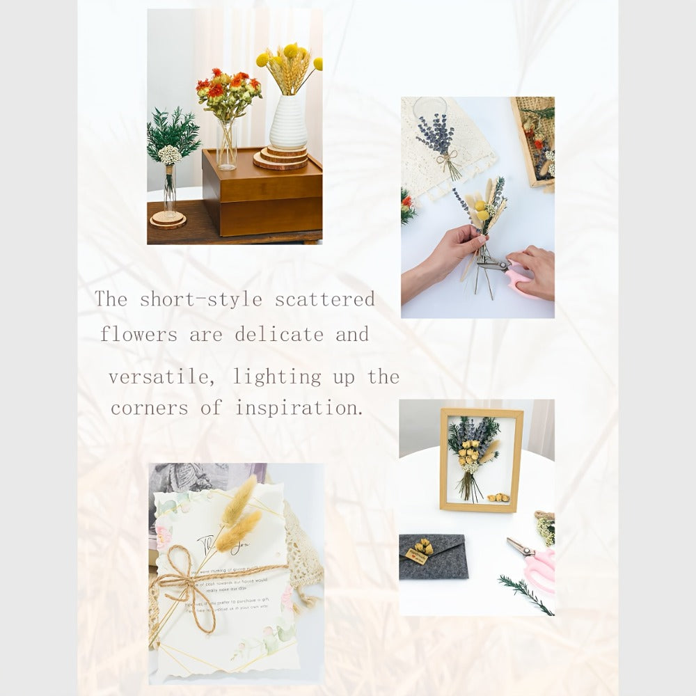 Dried Flower Bouquet with Pampas Grass - Boho Wedding Centerpiece Dried Floral Arrangement for Entryways, Bedrooms and Living Spaces