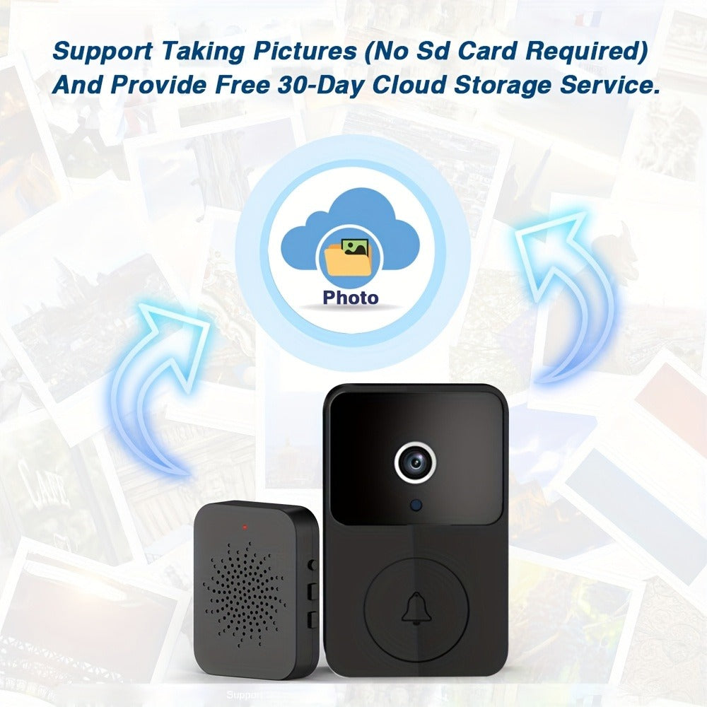 Video Doorbell 960p Wireless Camera with Voice Changer, Night Vision, Two-Way Audio and Single or Two-Pack Options