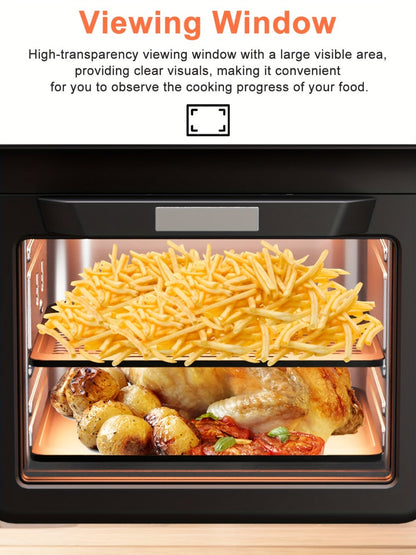 Air Fryer Toaster Oven Combo Extra Large, 12-Quart Countertop Convection Oven with Digital Touchscreen