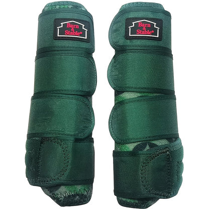 Horse Leg Wraps & Sports Boots – Ultra-Breathable Impact-Resistant Protective Boots for Front & Rear Legs, Endurance Training, 5 Patterns