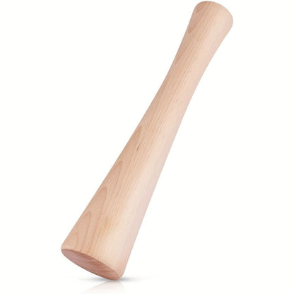 Wooden Sauerkraut Pounder for Mason Jars – 11.6 Inch Solid Wood Fermentation Tamper Kraut Pounder Pestle for Vegetable Fermentation