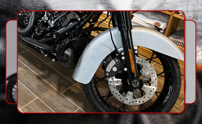 CNC Spike Motorcycle Front Axle Nut Covers Caps 3.6" – Fits Harley Touring Street Glide Road King Electra Glide Tri Glide 2008-Later